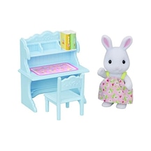 Sylvanian Families Epoch Kar Tavşan Kız Ve Çalışma Masası, Oyuncak Abanoz