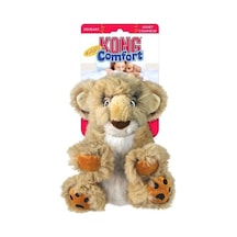Kong Comfort Kiddos Aslan Şeklinde Peluş Köpek Oyuncağı L
