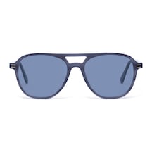 Görüşbaz Pilookk Unisex/ Erkek Güneş Gözlüğü Uv400 Koruma Retro Model Gülen Gözler Serisi Zeus Lacivert