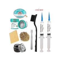 Best Krem Lehim 183 C 50gr Havya Uc Temizleyici Flux Lehim Toplama Cp-3515 Lehim Emme Teli Spatula Seti Tk03