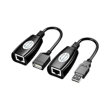 Usb Extrender, 50 Metre Rj45, Usb Uzatma Kablosu, Cat5 Cat6 Uyumlu Diğer