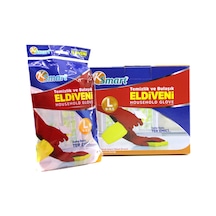 L Beden Temizlik Ve Bulaşık Eldiveni - Doğal Pamuk Astarlı - Plastik