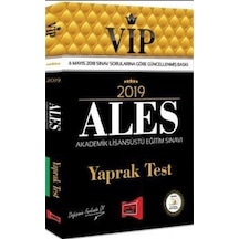 2019 Ales Vip Yaprak Test / Kolektif
