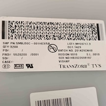 Smbj30c-001he3/5b 30v 600w Smd Transil Diyot 40 Adet