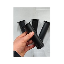 Gobit Ayarlanabilir Metal 15 Cm Siyah Mobilya Kanepe Koltuk Baza Yükseltici Destek Ayağı Ayakları. Siyah Siyah