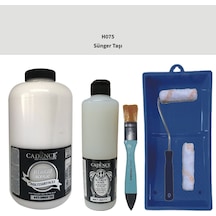 Mobilya Boyası-cadence Multisurface H-075 Sünger Taşı 2000ml Ultimate Vernik Mat 500ml Satenruloset Sünger Taşı