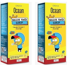 Ocean Balık Yağı Şurubu Karışık Meyve Aromalı Kral Şakir 2 x 150 ML