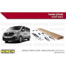Renault Trafıc 2 Tavan Çıtası Uzun Gri 2015-sonrası Modeller Uyum