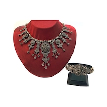 Muhteşem Hürrem Vintage Elmas Montür Set Sevgiliye Hediye (39223470)