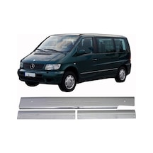 Kapı Eşiği Krom Aksesuar 3 Parça Vito W639 Van 2004 2014 Model İçin Uyumlu