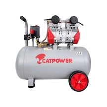 Mey İthalat Cat Power 1154 50 Litre Yağsız Sessiz Hava Kompresörü 2 Hp