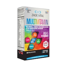Zade Vital Multivitamin Takviye Edici Gıda 30 Bitkisel Kapsül Zade Vital Multivitamin Takviye Edici Gıda 30 Bitkisel Kapsül