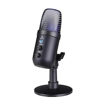 Profesyonel Kardioid Rgb Oyuncu Stüdyo Kayıt Kablolu Podcast Mikrofonu