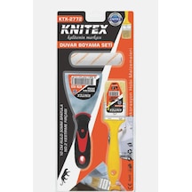 Ev Dekorasyonu Ve Boyama Seti 10cm Rulo, 50mm Spatula, No:2 Kestirme Fırçası
