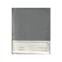 Çarşaf Fitted Yastıklı Ranforce 180 200 Kul Gri Colourıst