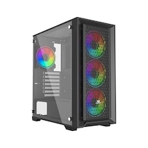 Powerboost PB-P705B 650 W 80+ Bronze Mid-Tower Oyuncu Bilgisayar Kasası