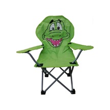 Joystar Timsah Figürlü Katlanır Çocuk Kamp Sandalyesi Yeşil