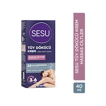 3 Adet Sesu Tüy Dökücü Krem Hassas Ciltler 40 Ml