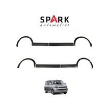 Volkswagen Transporter T5 2003-2009 Yıl Aralığı Uyumlu Kısa Şase Sağ Sürgü Dodik Seti 11 Parça Siyah