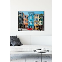 Pster13684 Balat Manzara Çerçeveli Tablo 21x30cm 7/8 Yaş