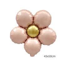 Pembe Papatya Folyo Balon 43x50 Cm