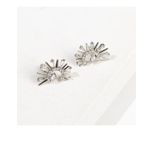 Bbaccessorıes Xuping Küpe Gümüş - Beyaz