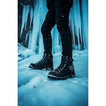 Big King Siyah Erkek Motorcu Bot Siyah