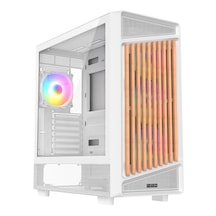 Fazeon F19 750w 80plus Bronze 4x120mm Argb Fanlı Atx Beyaz Bilgisayar Kasası