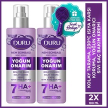 Nem Bombası 7 Li Hyaluronik Asit Ve Peptidli Yoğun Onarıcı Saç Bakım Spreyi 2x190 Ml