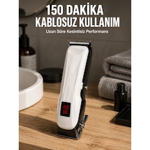 Yeni Nesil Tıraş Makinesi Uzun Şarjlı Paslanmaz Çelik Bıçaklı Yeni Nesil