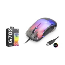 Nodar Good Pro G702 Gaming Mouse 7200 Dpı 6 Tuş 1000hz Rgb - Kristal Siyah