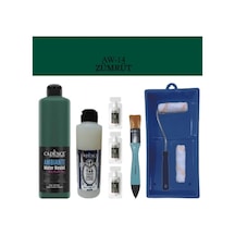 Boya Fayans Tezgah B-ambiente Islak Zemin Aw-14 Zümrüt 500ml Katalizör 30gr Mat Taş Vernik 2 Çok Renkli Çok Renkli