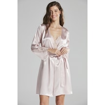 Pierre Cardin Saten Gecelik Sabahlık Pijama Takım Şort Takım 6'lı Gelin Çeyiz Seti - 6015 001