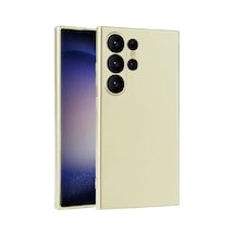 Zore Galaxy S24 Ultra Uyumlu Ogaa Premier Silikon Kılıf-gold