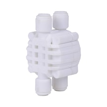Su Arıtma Shut Off Valf 4 Dört Yollu Şatof Vana Quick 1/4 İnç