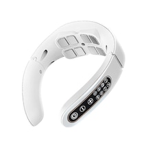 Geeksen Usb Şarjlı Akıllı Boyun Masaj Aleti - 15 Seviye Titreşim, 6 Masaj Modu Ve Isıtma Fonksiyonu Çok Renkli