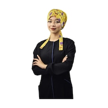 Tesettür Sarı Emojiler Likralı Doktor Hemşire Aşçı Tesettür Cerra Sarı