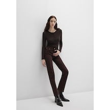 Mavi - New York Kahverengi Gabardin Pantolon 101441-91340 Kahverengi