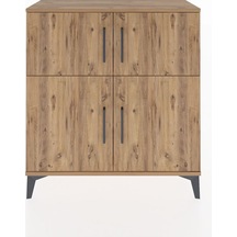 Arges Şifonyer 3 Raflı 4 Kapaklı 88x30x96 Çam-çam Atlas Çam