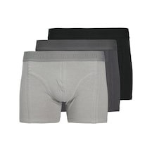 Jack & Jones Jacordinary Trunks 3 Pack Erkek Boxer 12275575 Siyah