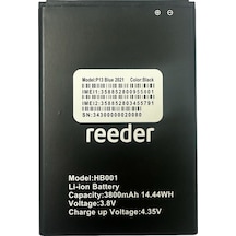 Reeder P13 Blue 2021 2022 Batarya Pil 3800 Mah