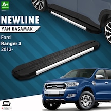S-dizayn Ford Ranger 3 Newline Krom Yan Basamak 203 Cm 2012-2022 A+ Kalite