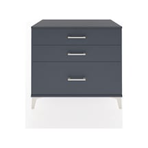 Hyperion Şifonyer 3 Çekmeceli 88x44x80 Antrasit-antrasit Antrasit