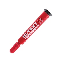 Hi-text Markör Permanent Kesik Uçlu Kırmızı 830pc Çok Renkli