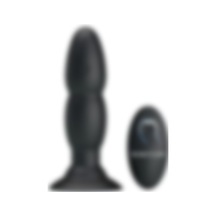 Zaga Oyun  USB Şarjlı 4 Titreşim ve 4 Yuvarlanma Modlu Uzaktan Kumandalı Vibratör ve Anal Plug