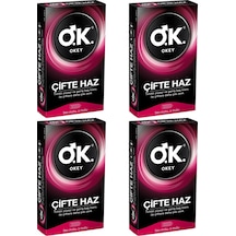 Okey Çifte Haz Prezervatif 10'lu x 4