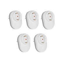 5 Adet Akım Korumalı Tekli Fiş Priz