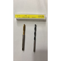M6 Titan Kaplı Düz Kılavuz 5 MM Hss Matkap Ucu