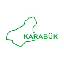 Karabük Harita Araba Sticker 17x17 Cm Yeşil