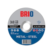 Kesme Taşı 115x3 Metal 10 Adet